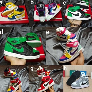 Nike Air Jordan 1 zapatos de baloncesto para niños//tenis de moda para niños