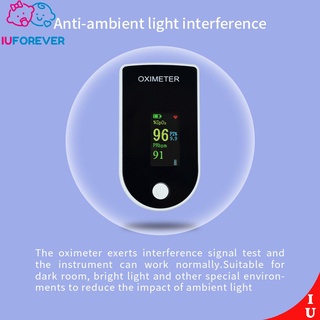 Oxímetro Monitor De La Yema Del Dedo De Pulso Con Luz De Fondo De Cuatro Colores Frecuencia Cardíaca