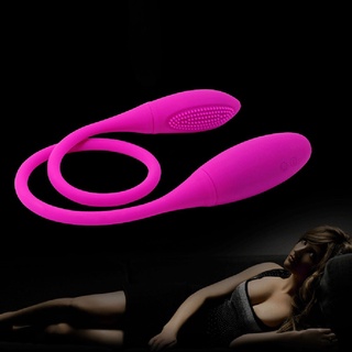 Juguete sexual adulto para parejas vibrador Dual impermeable 7 velocidades silicona