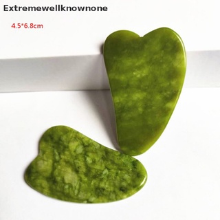 enmx gua sha raspador natural jade piedra guasha herramienta de masaje cuidado saludable nuevo