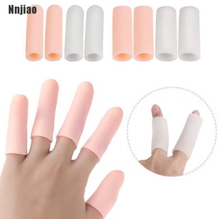 nnjiao~ 5 piezas de gel de silicona vendaje del dedo del pie protector del dedo del pie alivio del dolor de los pies cuidado de los pies