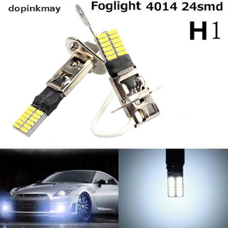 dopinkmay 6500k hid xenon blanco 24-smd h1 led bombillas de repuesto para luces antiniebla conducción drl mx