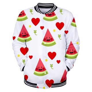 Fruits Printing And Baseball Jacket Custom Men And Baseball Uniform Jacket Sweatshirt Streewears