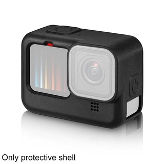 Para GoPro Hero 9 silicona caso lente tapa accesorios de protección para GoPro Hero GoPro9 9 negro Y6L8