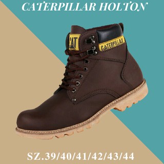 !! Caterpillar Holton zapatos de seguridad zapatos de hierro punta de los hombres de moda Bikers Turing botas al aire libre