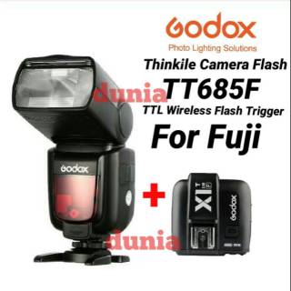 Paquete Flash Godox TT685F - gatillo Godox X1T-F para Fuji