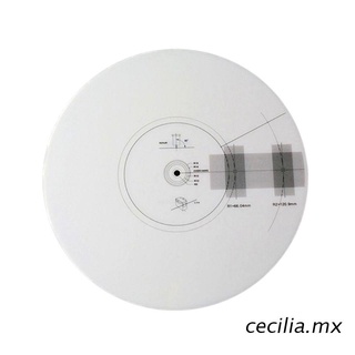 cecilia Nonslip LP Vinyl Record Pickup Angle Calibration Plate Distance Gauge Protractor Adjustment Ruler Tool Turntable Accessories