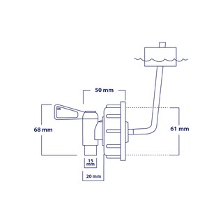 llave o valvula de mv-10 de 61mm tricorp para garrafa o bidon resistente a cualquier tipo de quimicos (2)
