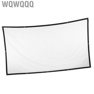wqwqqqq película al aire libre pantalla 120 en plegable anti-crease 16:9 hd cortina portátil para cine en casa