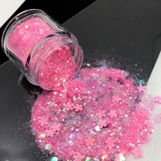 Yadal 10Ml/box Epoxy Resin Mold Sequins Fillings Sparkling Materials Glitter Powder Heart Star Mix Chunky Sequins Resin Crafts (9)