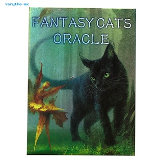 verythe lightweight tarot decks fantasy cats oracle tarjetas predicción futuro para coleccionistas