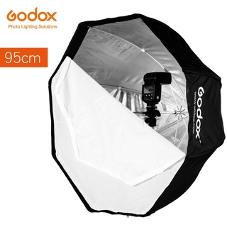 Godox 95cm en paraguas portátil octágono Softbox para Flash Speedlight