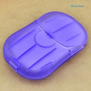 [Milkcover] 2 Boxes Mini Washing Hand Bath Travel Scented Slide Sheets Foaming Paper Soap (6)