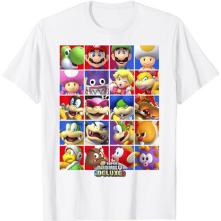 Super Mario Bros U Deluxe Character Selection Panel Grid camiseta