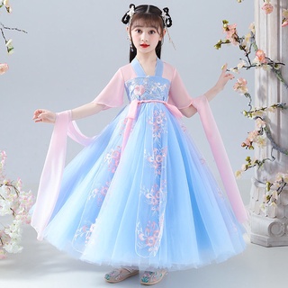 Vestido de verano de ropa china para niñas 2021 nuevo vestido de verano falda de princesa para niños nueva falda de verano para niños extranjeros