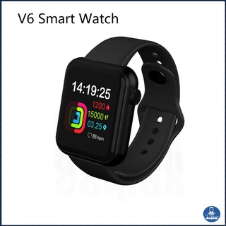 🙌 (Ready Stock) smart watch v6 relojes inteligentes de frecuencia cardiaca reloj inteligente pulsera deportiva relojes smartwatch MMXN