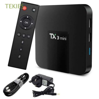 tekies 1gb+8gb smart tv box wifi media player tv box 4k android 8.1 hdmi multimedia player hd tx3 mini receptor de tv