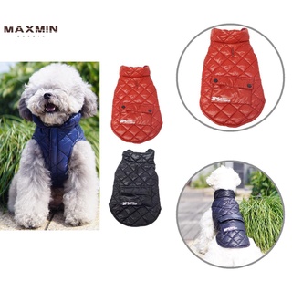 maxmin Soft Texture Pet Apparel Puppy Sleeveless Thicken Outwear Clothes Easy-wearing for Winter