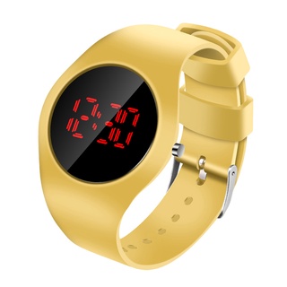 venta caliente reloj electrónico led moda casual silicona redondo reloj de pulsera juvenil pulsera (6)