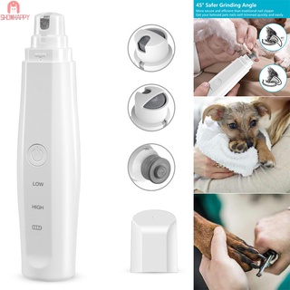 molinillo de uñas eléctrico para perros 2 velocidades usb recargable para mascotas