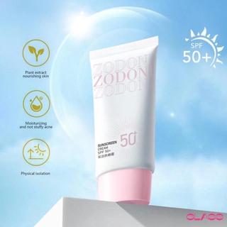 ZODONI protector solar 60ml fresco y no grasos aislamiento protector solar loción hidratante hidratante SPF50+ vidrio