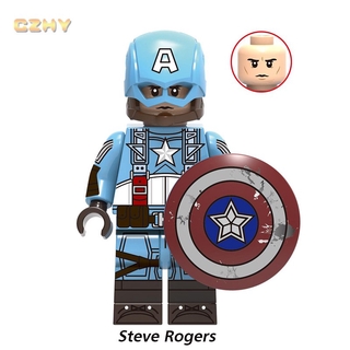 Captain America Endgame Bloques De Construcción Minifiguras Super Heroes Ladrillos Juguetes Conjuntos X0236 (6)