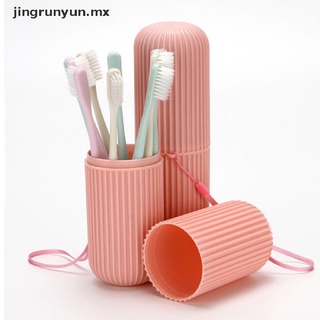 runyun travel cepillo de dientes taza de lavado taza enjuague bucal taza portátil de pasta de dientes conjunto de almacenamiento. (4)