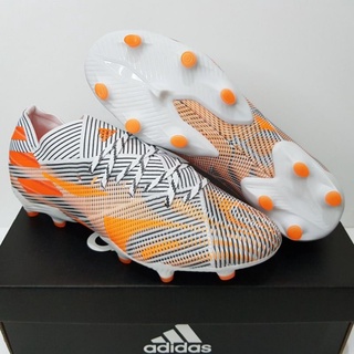 kasut bola sepak adidas nemeziz 19.1 fg outdoor messi zapatos de fútbol de los hombres botas transpirable impermeable unisex fútbol cleats envío libre tamaño 39-45