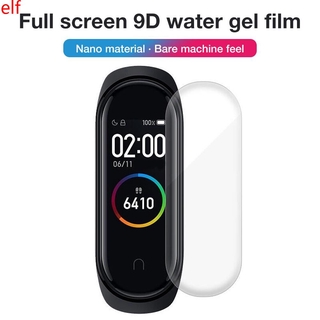 Hydrogel Protective Tempered Film For Xiaomi Mi Band 4 Protection Film Full Screen Permeability Film HD Explosion5Pcs Soft TPU Hydrogel Watch Film for Xiaomi Mi Band 4 Screen Protector Protective Film Smart Watch Wristband Bracelet