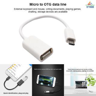 Micro USB OTG Cable De Transferencia De Datos Macho A Hembra Adaptador Para Samsung HTC Android