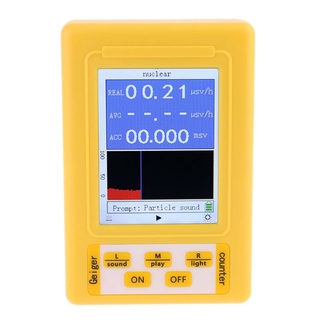 br-9c 2in1 digital radiación nuclear detector de radiación geiger contador emf medidor