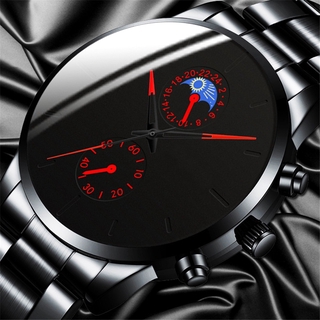 reloj hombre Geneva S204 de cuarzo para hombre/reloj de lujo para hombre con correa de acero inoxidable (1)