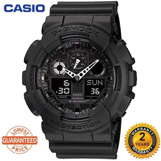 YL🔥Stock listo🔥(nuevo) Reloj de pulsera Casio G-Shock G negro rojo a la moda para hombre