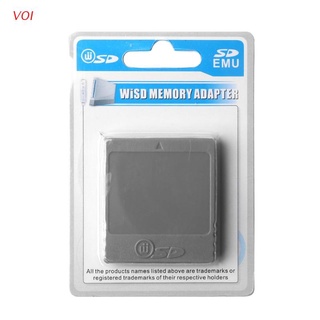 VOI SD Memory Flash Card Card Reader Converter Adapter For Nintendo Wii NGC Console