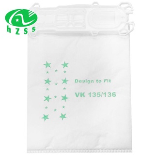 10pcs para vorwerk vk135 fp136 para dronte vk369 bolsa de basura bolsa de polvo