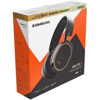 Steelseries Arctis 5 2019 con auriculares 7.1 DTS: x negro RGB/blanco