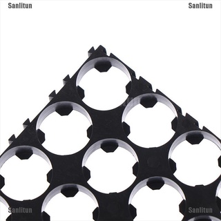 <Sanlitun> 5Pcs 4X5 célula negra 18650 marco de espaciador de plástico que irradia soporte de Shell