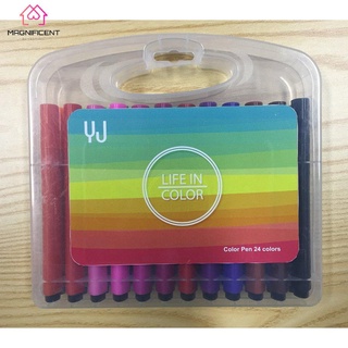0930# 12 Color Triangle Watercolor Pen Set Environmental Protection Colour Pen