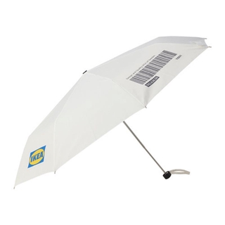 Ik4539 EFTERTRAD blanco paraguas plegable diámetro 95cm