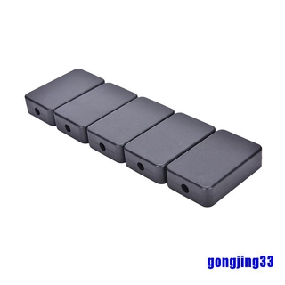 5pcs plástico eléctrico negro impermeable caso proyecto caja de unión 48*26*15mm (2)