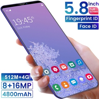 Note10+ Smartphone 5.8 Inch Screen Smartphone 512+4G Memory Support Dual Sim Card Multi-Touch Screen Phone (1)