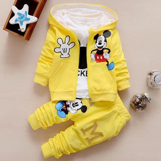 Hk Fashion - traje infantil Mickey 3 en 1