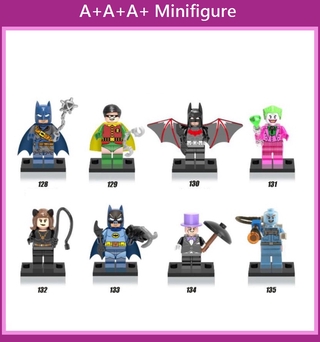 Lego Minifigures X0111 Superhero Pirate Batman Robin Joker Building Blocks Toys