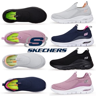 YL🔥Stock listo🔥Más el tamaño 35-41 Skechers mujeres suave cómodo zapatilla de deporte deslizamiento en malla transpirable zapatilla de deporte zapatos de estudiante