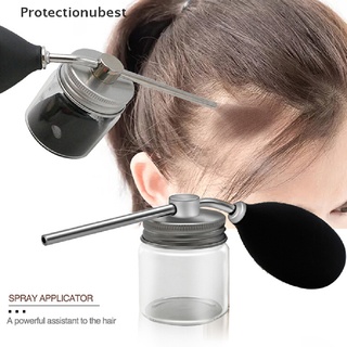 protectionubest fibras para el cabello spray bomba aplicador de pérdida de cabello boquilla extensiones de fibra para el cabello npq