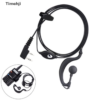 timehji - auriculares de radio de dos vías para baofeng uv5r series walkie talkie mx