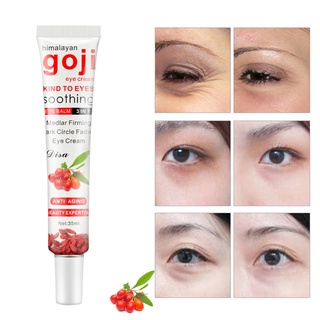 mainsaut Goji Medlar Anti-Wrinkle Dark Circles Fading Nourishing Eye Cream Skin Care