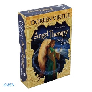 owen angel terapia oracle tarjetas 44 cartas deck tarot completo inglés familia juego de mesa adivinación destino tarjetas