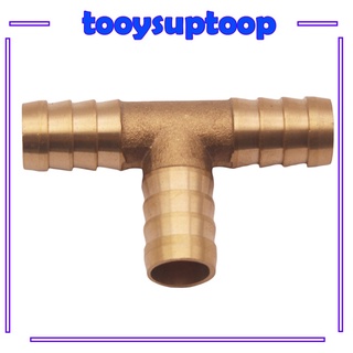 3/8\" 10mm HOSE BARB TEE Brass Pipe 3-WAY T Fitting Thread Gas / Fuel Water