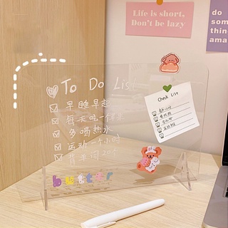 Acrylic Notepad Easy To Repeatedly Erase Daily Notes Writing Board Portable Mini/passion1/ (6)